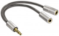 3,5-mm-Klinkenst 2x 3,5-mm-Klinkenk Adapter