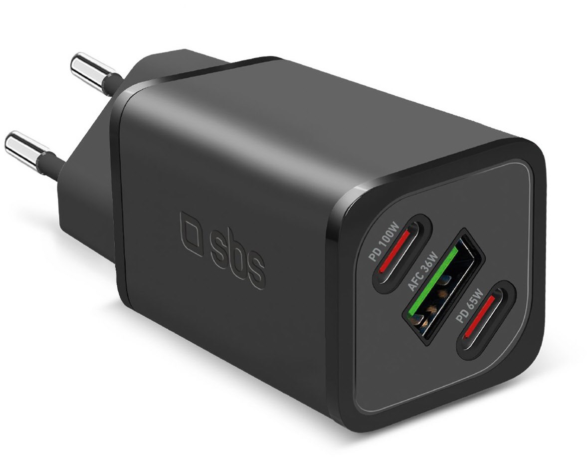 Image of USB/Dual C NanoTube Ladegerät(100W) schwarz