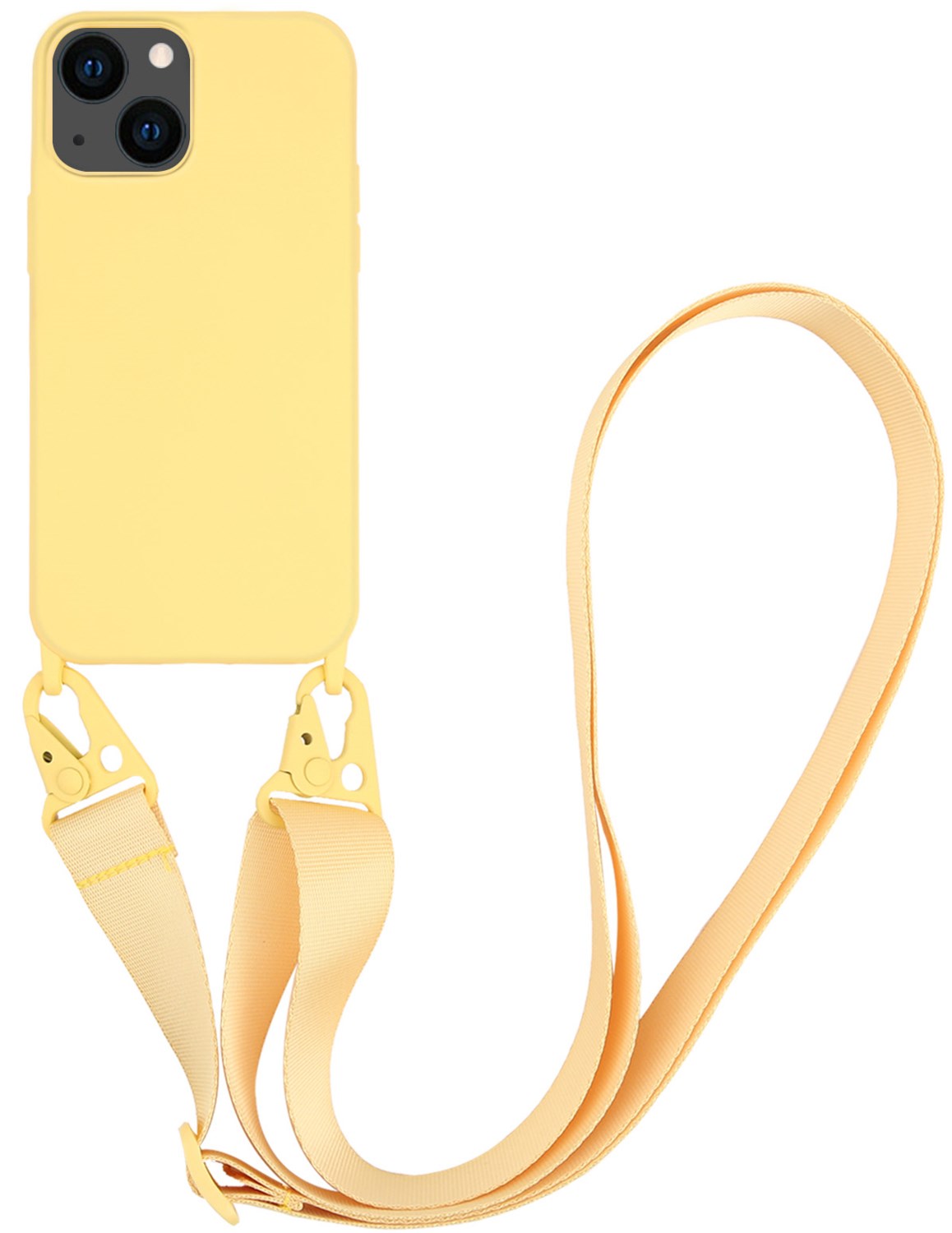Necklace Cover für iPhone 13 gelb