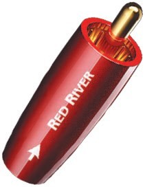 Red River RCA (4er Set) Konnektoren rot