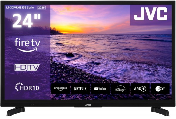 LT-24VRH3555 60 cm (24") LCD-TV mit LED-Technik schwarz, HD Ready, Smart-TV, DVB-T2/DVB-C/DVB-S2, Sprachsteuerung
