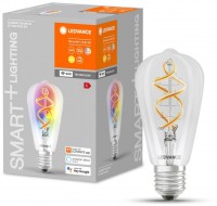 Smartes LED-Filament 4,5W, E27 silber