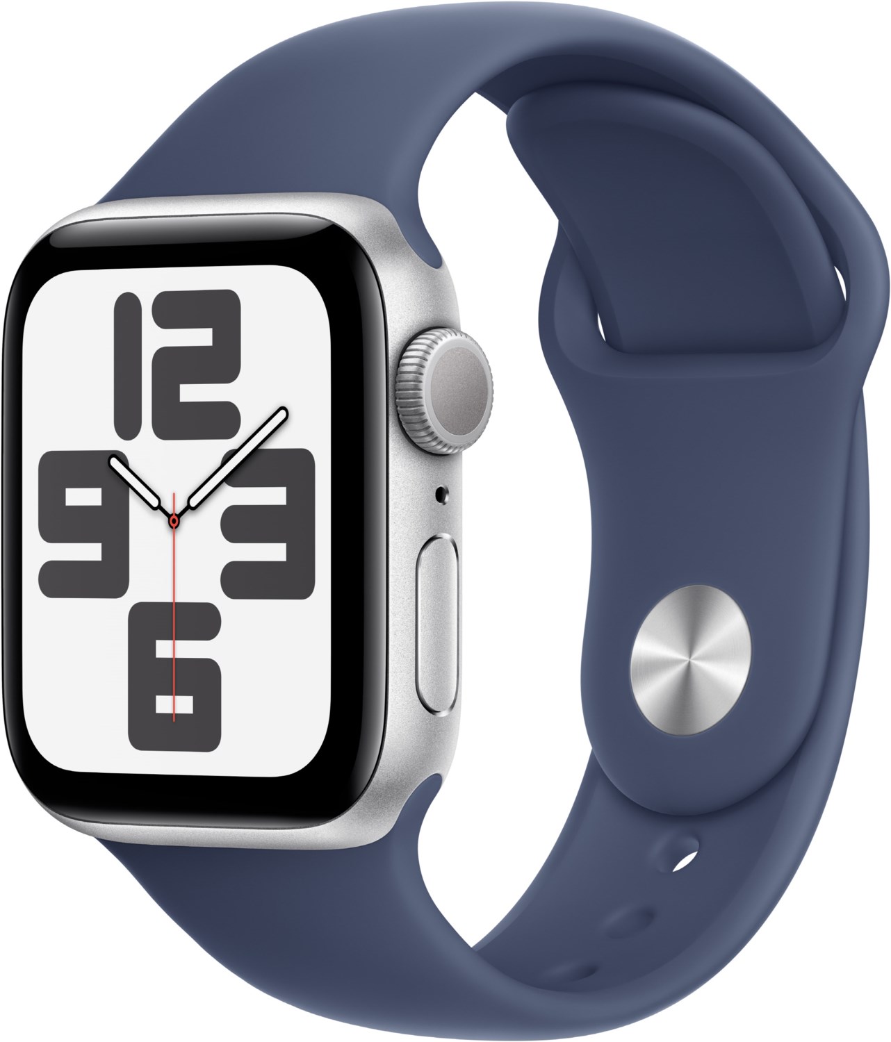 Image of Apple Watch SE (40mm) GPS mit Sportarmband S/M silber/denim