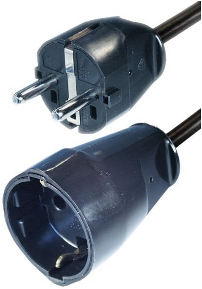 SVL 512 5m 3x1,5 Verlängerungskabel schwarz
