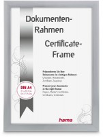 Kunststoffrahmen Chiaro 21x29,7cm silber
