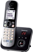 KX-TG6821GB Schnurlostelefon mit Anrufbeantworter schwarz