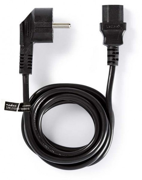CEBW10000BK20 IEC Netzkabel (2m) schwarz