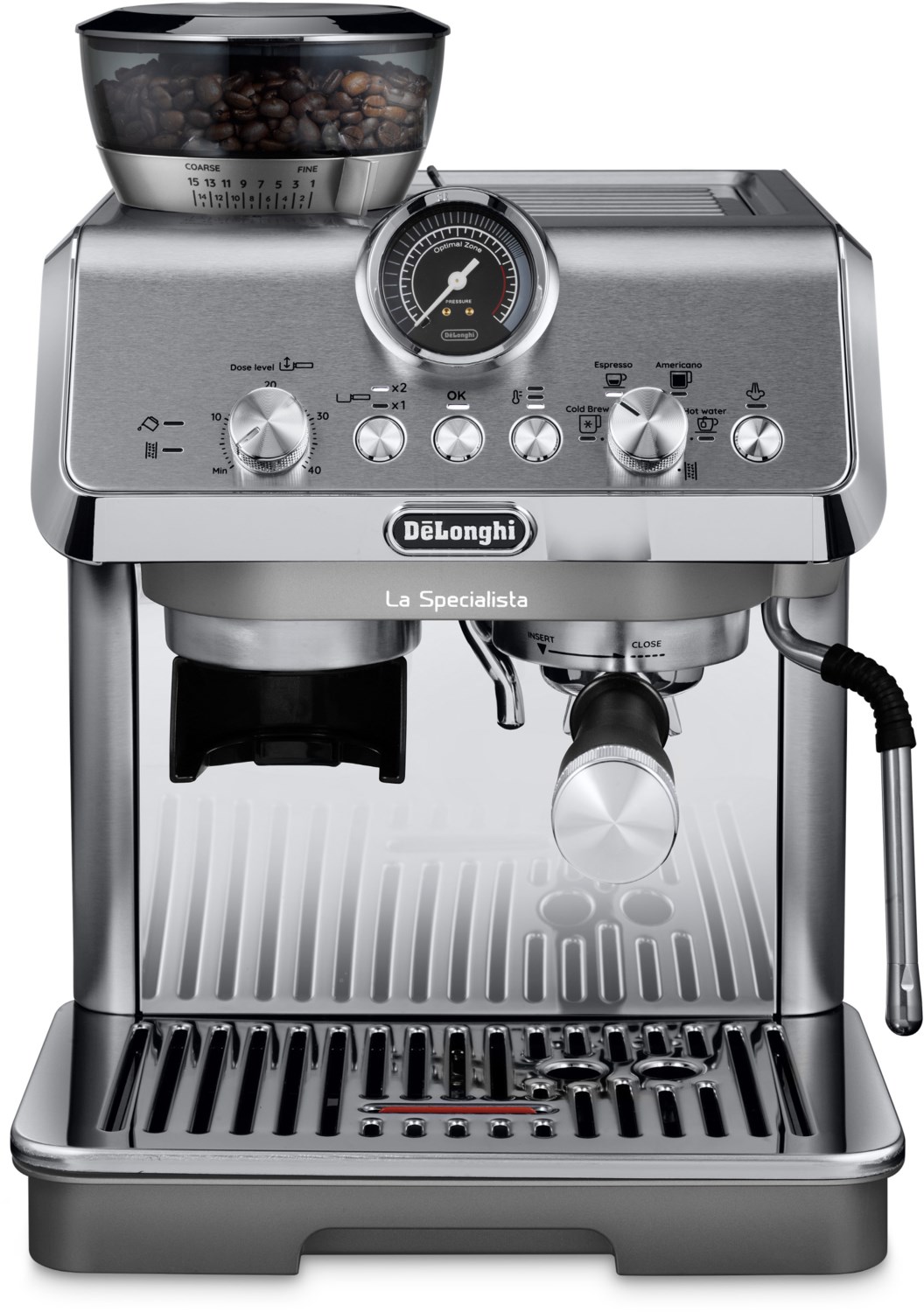 EC9255.M La Specialista Arte Evo Siebträgermaschine, 15 bar, 1,7 l, silber