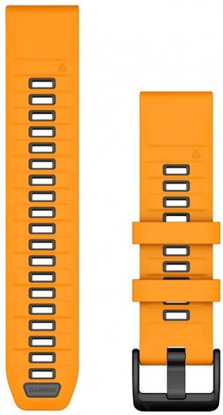 QuickFit Silikonarmband (22mm) spark orange/graphit