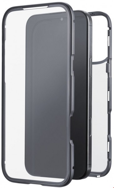 Cover 360° Glass für iPhone 17 Pro Max schwarz