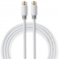 CSBW41000WT10 Antennenkabel (1m) weiß F-Stecker>F-Stecker