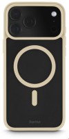 Handyhülle Frame Protect für iPhone 17 Pro Max beige/transparent