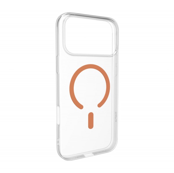 Lite Mag für iPhone 17 Pro Max transparent/orange