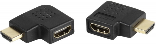 HDMI Winkeladapter Set, 2x 90 Grad HDMI-Winkeladapter