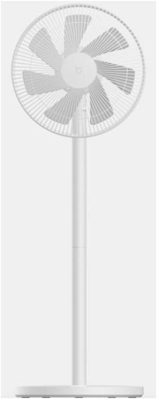 Xiaomi Mi Smart Standing Fan 1C Bodenventilator weiß | EURONICS