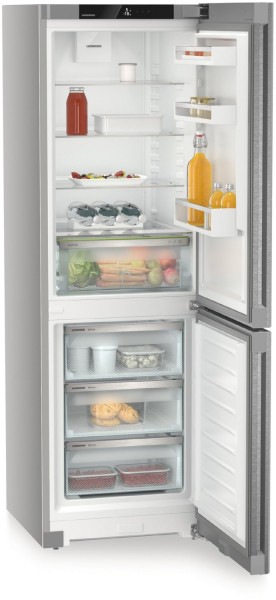 Kühl-Gefrierkombination 206 Liter silber, Kühlschrank, Gefrierfach,  Kühlkombi, Kühlschrank mit Gefrierfach, Gefrierschrank, Gefrierfach, 2in1