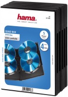 DVD Quad-Box 5er schwarz