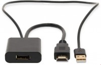 CCGB34300BK02 HDMI-Adapter HDMI-Steck.>DP-Steck./USB-A Steck. schwarz