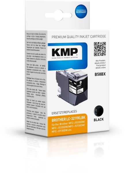B58BX (3.000 S.) Tintenpatrone ersetzt LC-3219XLBK schwarz