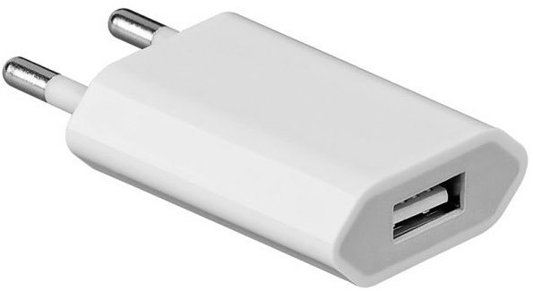 Schaltnetzteil mit USB-Anschluss weiß