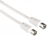 Koax-Stecker/ Koax-Kuppl., 85dB, 3m weiß
