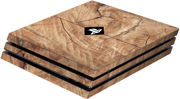 PS4 Pro Konsolen-Sticker Wood