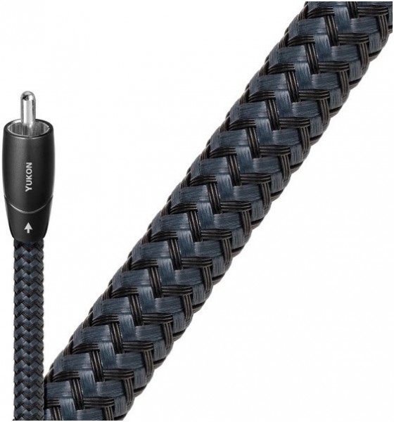 Yukon RCA>RCA (2x 0,5m) Audiokabel schwarz/silber