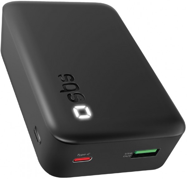 Pocket Size (20.000mAh) Powerbank schwarz