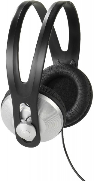 Stereo Kopfhörer Kopfhörer mit Kabel schwarz/silber