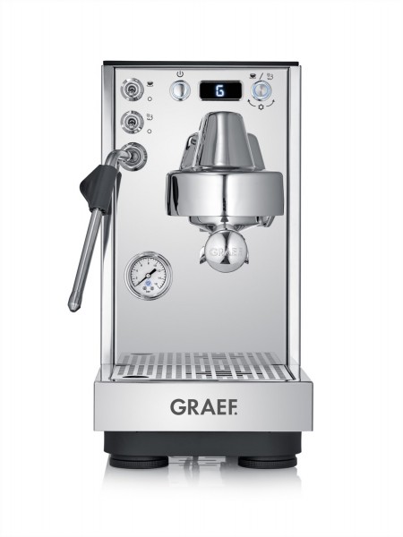 ES 1100 EU Dicianova Siebträgermaschine edelstahl, Milchbehälter, 1,6 l