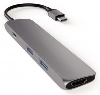 Type-C > HDMI + USB Slim Adapter space gray