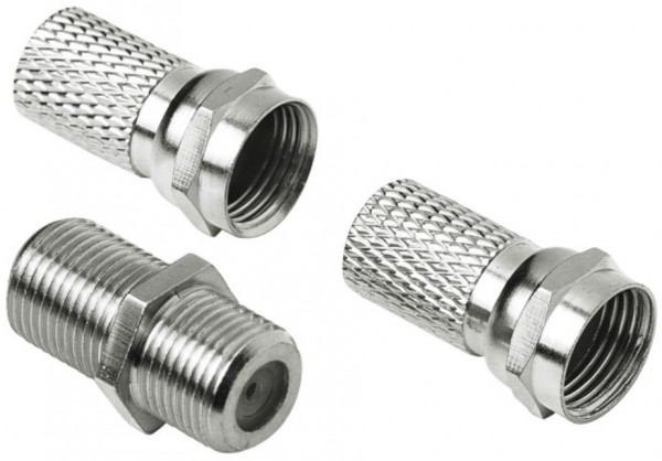SAT-Adapter-Set 2 x F-Stecker