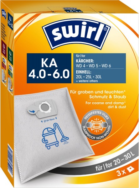KA 4.0 - 6.0 Staubsaugerbeutel