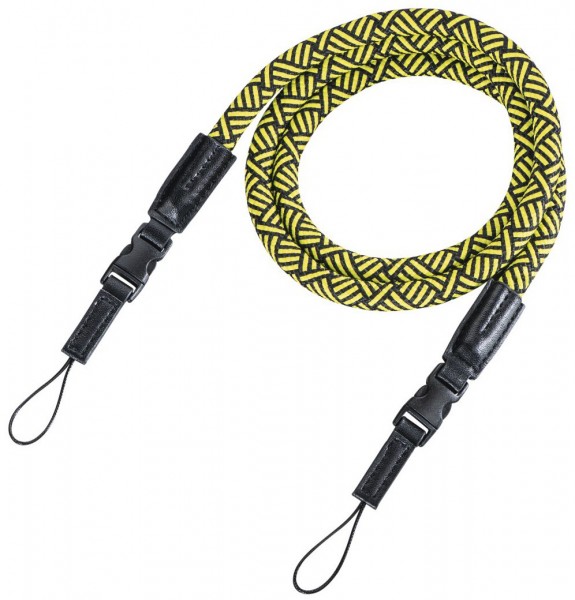 Kameragurt Braid 120 (120cm) gelb/schwarz
