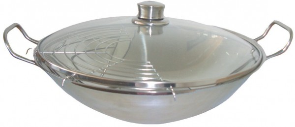 HZ390090 Wok edelstahl