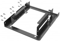 Einbaurahmen 2x 2,5" auf 3,5" für SSD- und HDD-Festplatten