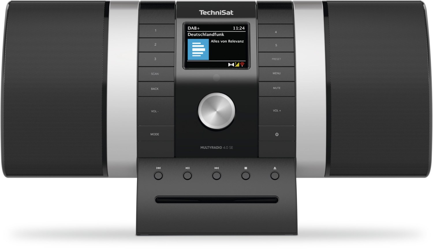 Technisat MultyRadio 4.0 SE Design Audio-System Netzwerkfähig schwarz/silber