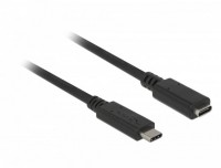 USB Type-C Verlängerung (1m) schwarz