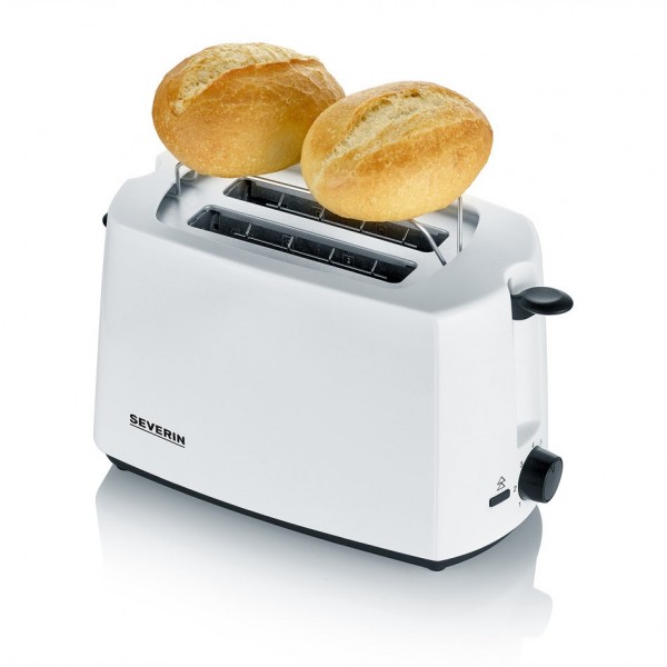 AT 2286 Kompakt-Toaster weiß/schwarz