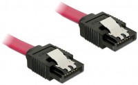SATA 6 Gb/s gerade/gerade (50cm) SATA-Kabel rot