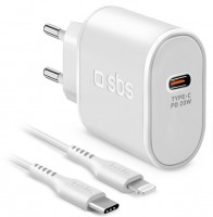 Wand-Ladegerät (20W) mit USB Type-C > Lightning Kabel weiß