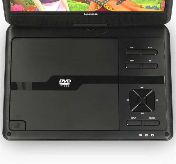 DVP-1046 tragbarer DVD-Player mit Bildschirm schwarz