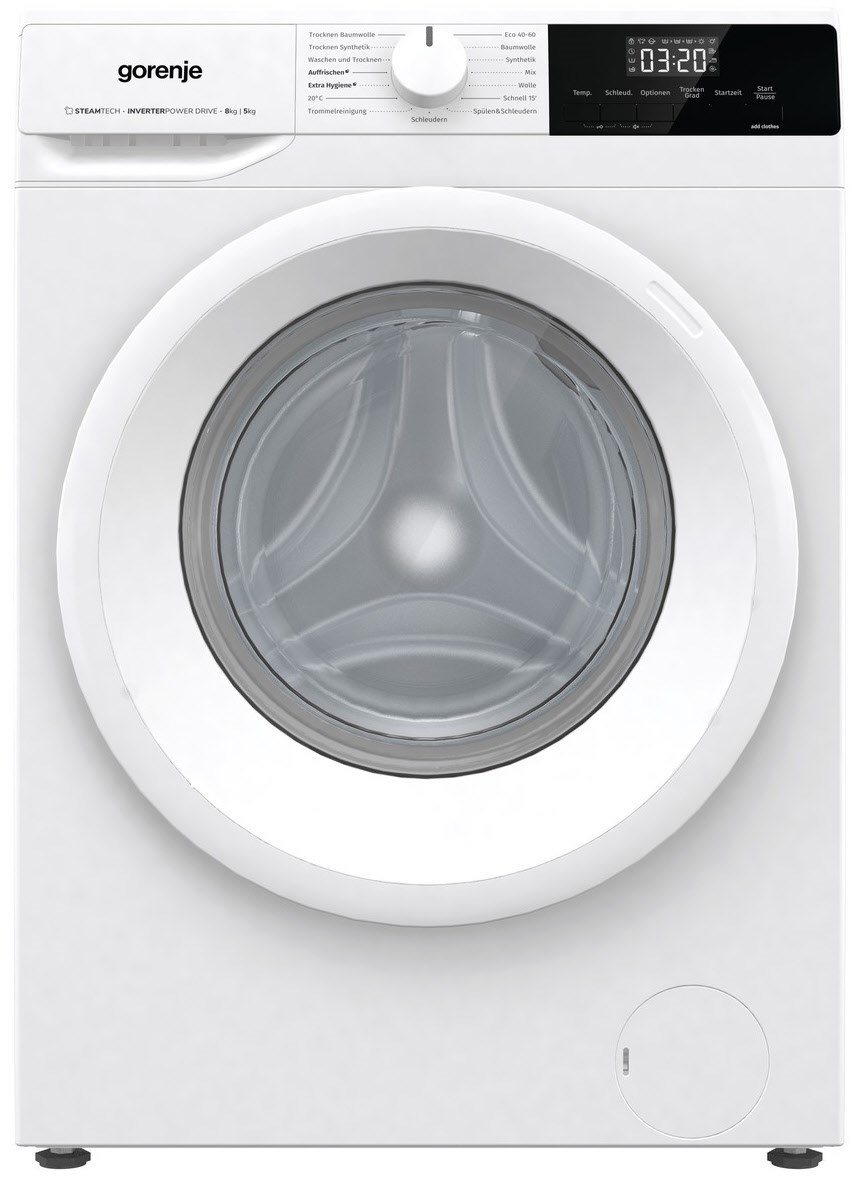 Gorenje W3D2A854ADPS/DE Stand-Waschtrockner weiß