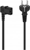 Netzkabel 90° (5m) für Kaltgeräte schwarz