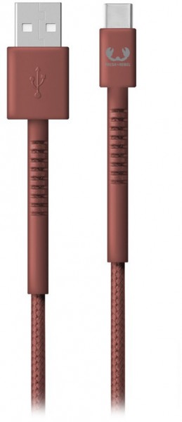 Fabriq USB > USB-C Kabel (2m) safari red
