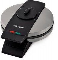 1639 SR Waffelautomat edelstahl schwarz