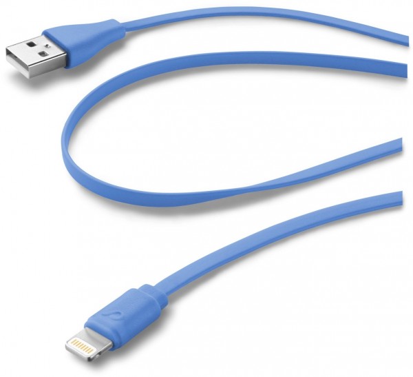 Datenkabel USB-Lightning (1m) blau