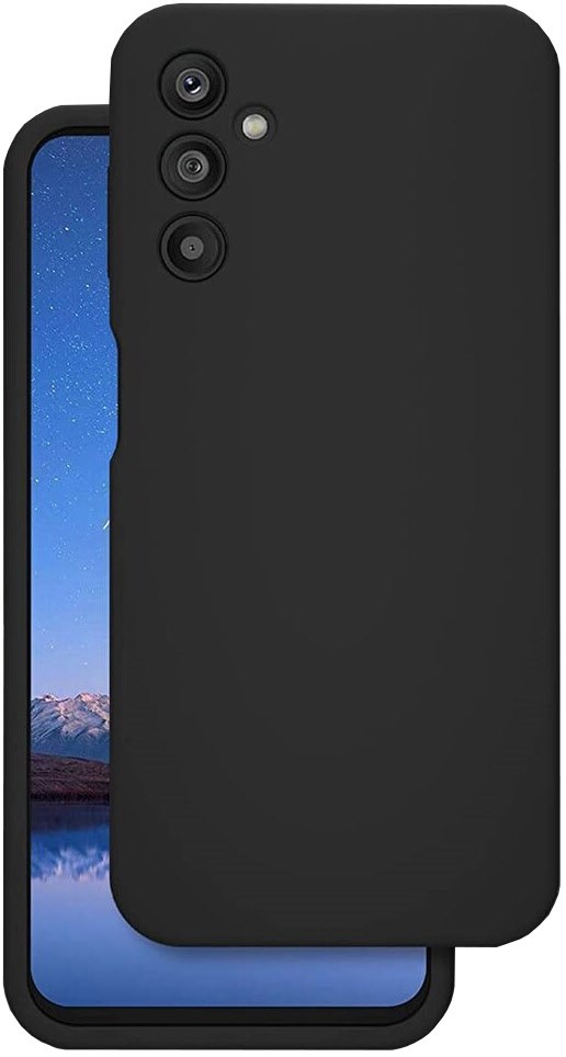 Image of Cupertino Silicone Case für Galaxy A14 schwarz