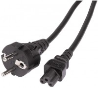 Netzkabel mit Schuko-Stecker (2,5m) schwarz