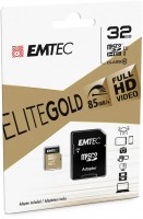 microSDHC UHS I EliteGold (32GB) Speicherkarte mit Adapter
